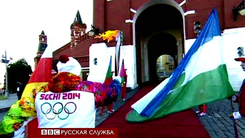 Image result for олимпийский факел погас в Кремле
