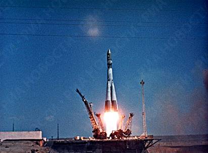 Старт космического корабля "Восток-1" . © РИА Новости.
