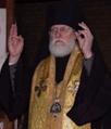 Bishop Basil of Sergievo delivering the Blessing