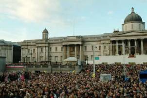 12. Crowds in Trafalgar Square  James O Jenkins