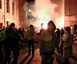 riot bastille after sarkozy's election 3 by Daniel Meyer.