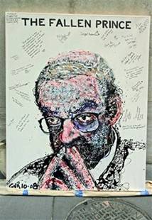 A portrait of Federal Reserve Chairman Alan Greenspan by artist ...