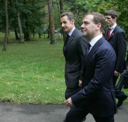 Дмитрий Медведев и Николя Саркози быстро нашли общий язык. Фото: Завражин Константин