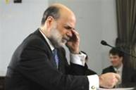 Federal Reserve Board Chairman Ben Bernanke pauses while discussing the near-term economic outlook during testimony before the House Budget Committee on Capitol Hill in Washington in this Thursday, Jan. 17, 2008 file photo. (AP Photo/Dennis Cook. File)
