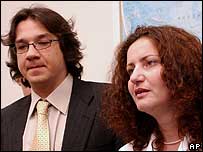 Журналисты Фатима Тлисова и Юрий Багров