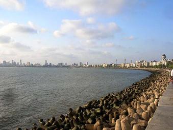 Mumbai Skyline (part of a panoramic shot) by Picturejockey.