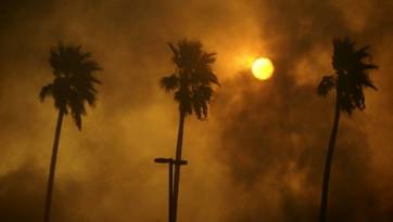 Из-за пожара на юге Калифорнии эвакуированы тысячи человек