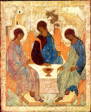 икона, рублев, скандал / Великое произведение иконописи  Троица Андрея Рублева  оказалось в центре скандала.