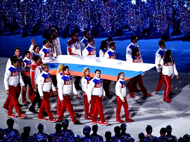Image result for Открытие Зимних Олимпийских Игра 2014 сборная России