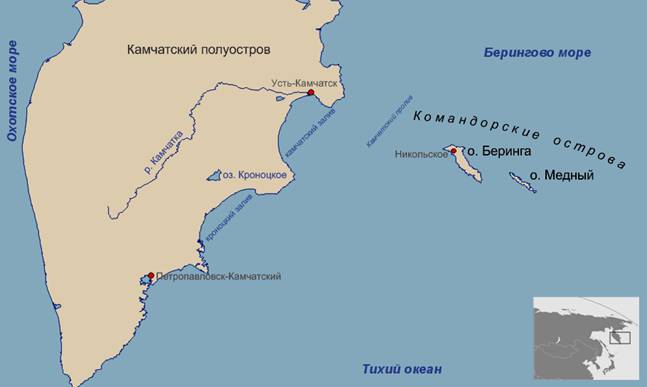 Commander Islands Map - Russian.png