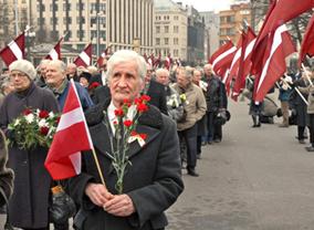 В Латвии  день памяти латышского легиона 