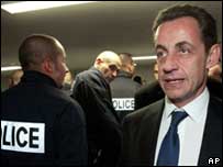Министр внутренних дел Франции Николя Саркози