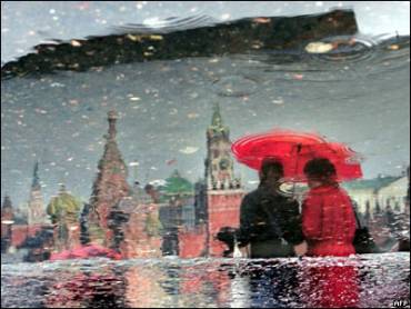 В Москве - тоже дожди