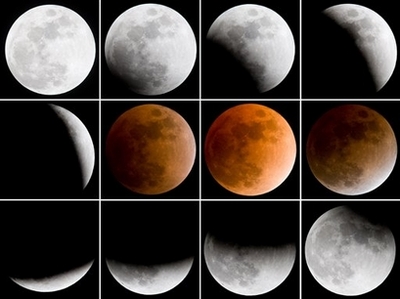 A sequence of images taken approximately every twenty minutes ...