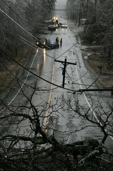 Traffic is redirected in Derry, N.H. after a utility pole snapped ...